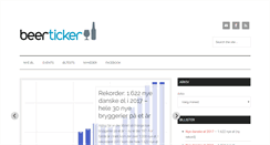 Desktop Screenshot of beerticker.dk