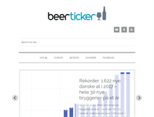 Tablet Screenshot of beerticker.dk